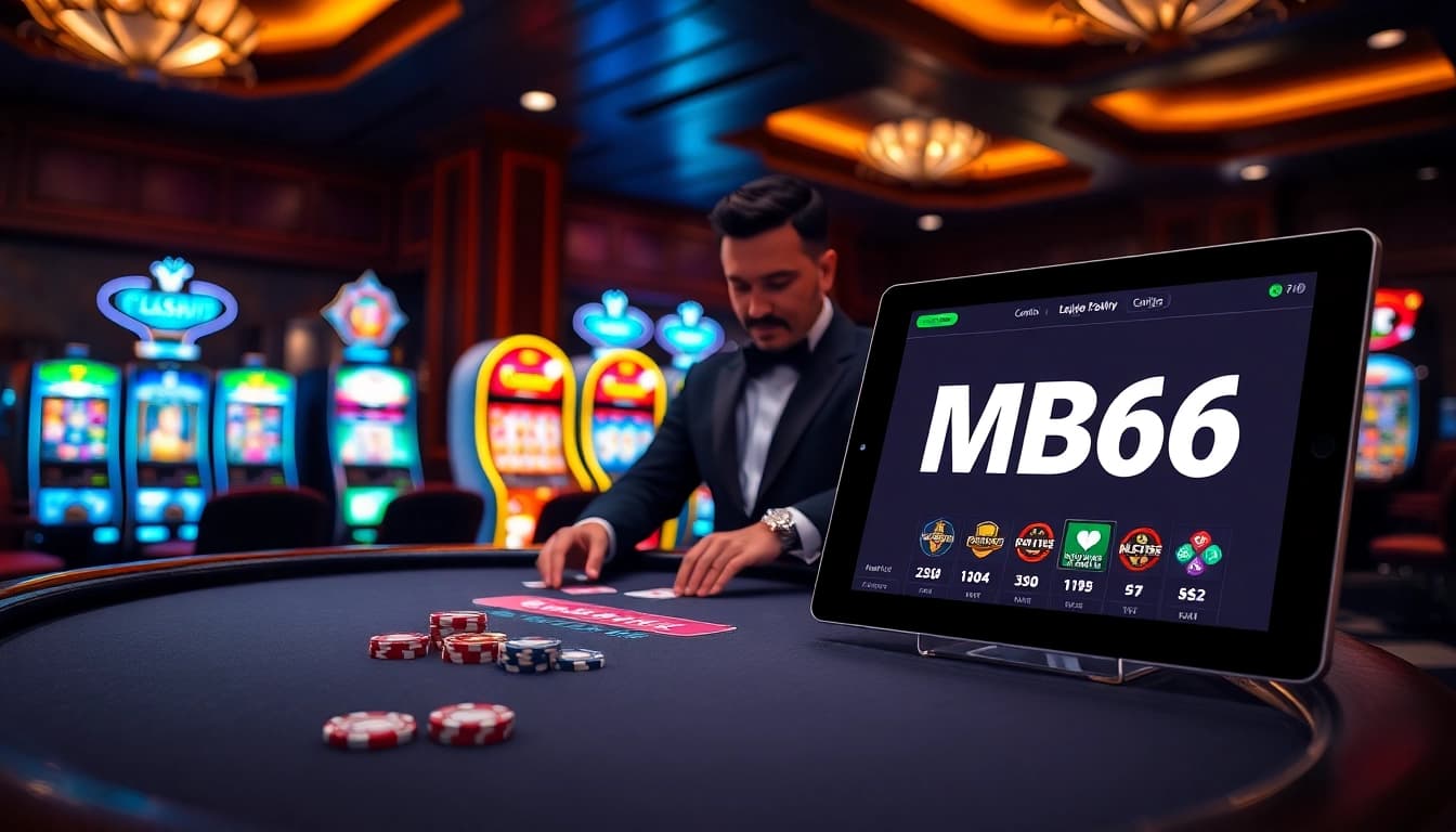 Experience the excitement of MB66 casino gaming with vibrant tables and engaging interfaces.