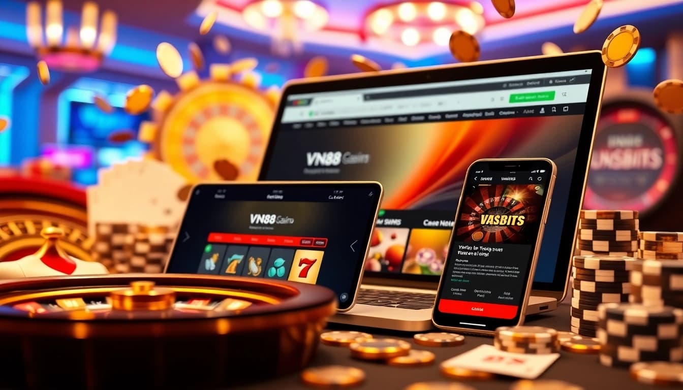 Experience the thrill of winning at VN88 link mới with an engaging online casino setup.