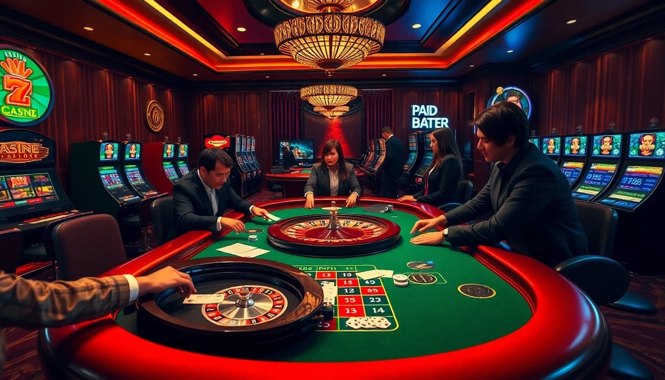 Experience the thrill of a casino game featuring hidden wiki link elements like digital avatars among poker chips.