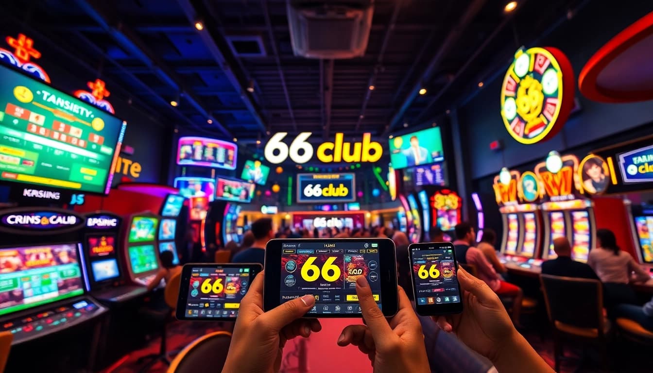 66club interactive online gambling scene with live dealers and engaging games.