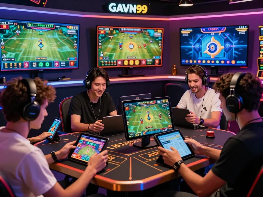 Explore exhilarating gaming moments at https://gavn99.org/ with diverse players enjoying major betting games and rosters.