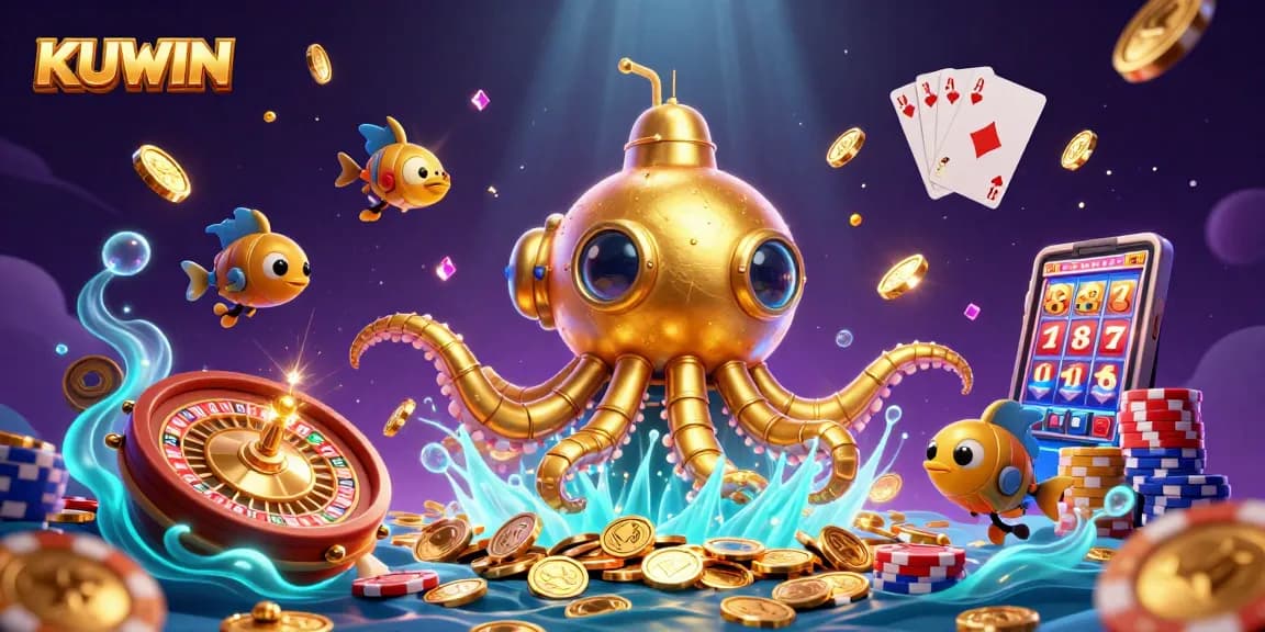KUWIN invites players to enjoy thrilling casino action with a vivid 3D submarine adventure.