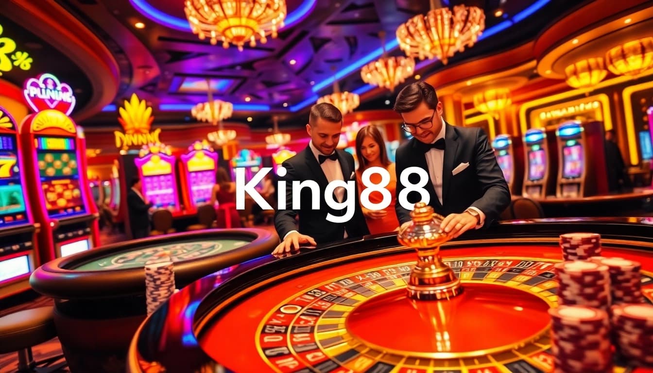 Experience the thrill of King88 with exciting casino games and vibrant slot machines.