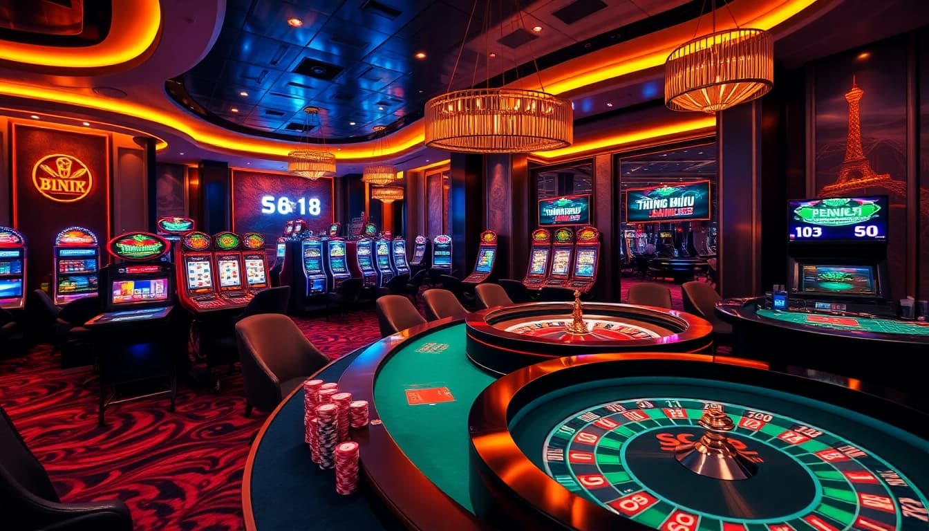 Experience the excitement of Thương Hiệu SC88 with engaging casino visuals.