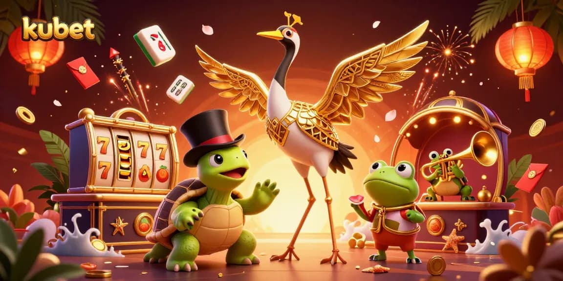 Play exciting slots at kubet with vibrant characters and festive elements for a thrilling gaming experience.