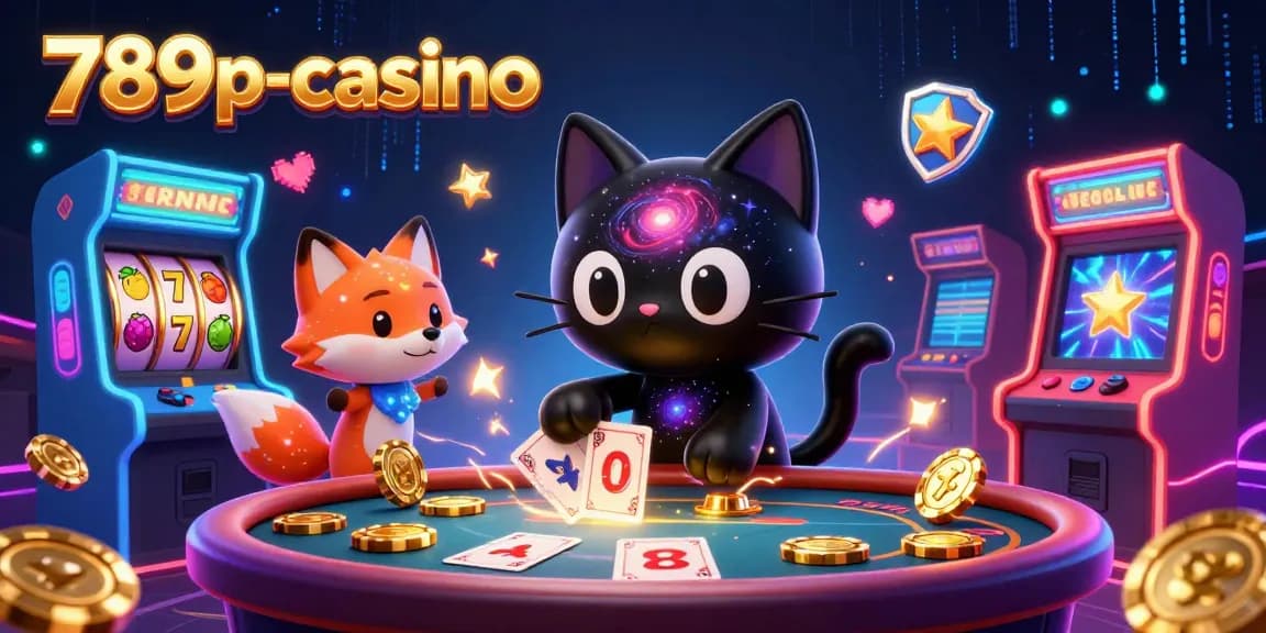 Experience the thrill at 789p-casino with vibrant characters and exciting casino elements!