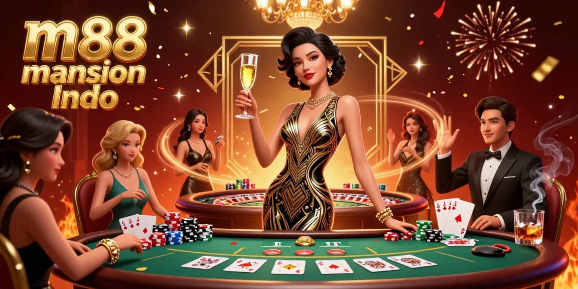 Ikuti permainan yang menarik di m88 mansion Indo dengan suasana kasino elit dan elemen glamor.