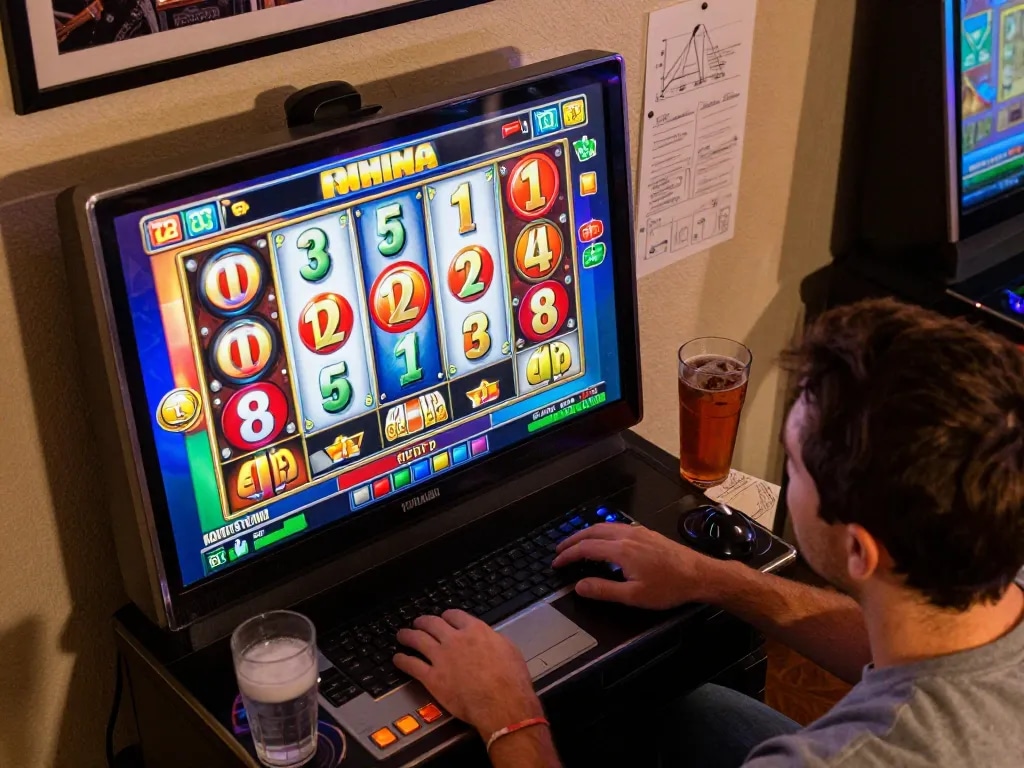 Engaging with bonus new member 100 during a thrilling online slot game experience.