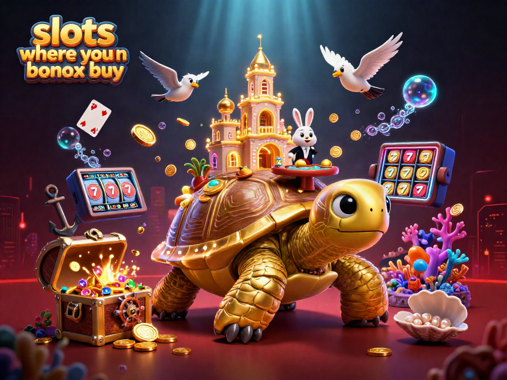 Enjoy slots where you can bonus buy with thrilling features and exciting action in a vibrant scene.