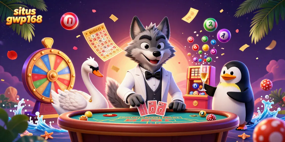 Mencoba keberuntungan situs gwp168 dengan 3D kartun karakter serigala, angsa, dan penguin di meja baccarat.