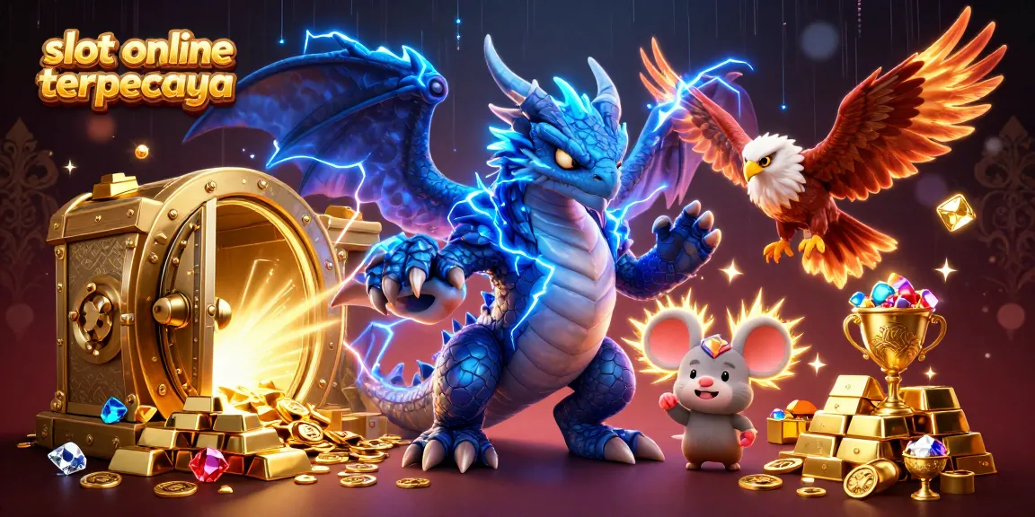 Menangkan permainan di slot online terpercaya dengan simbol keberuntungan dan harta karun yang melimpah.