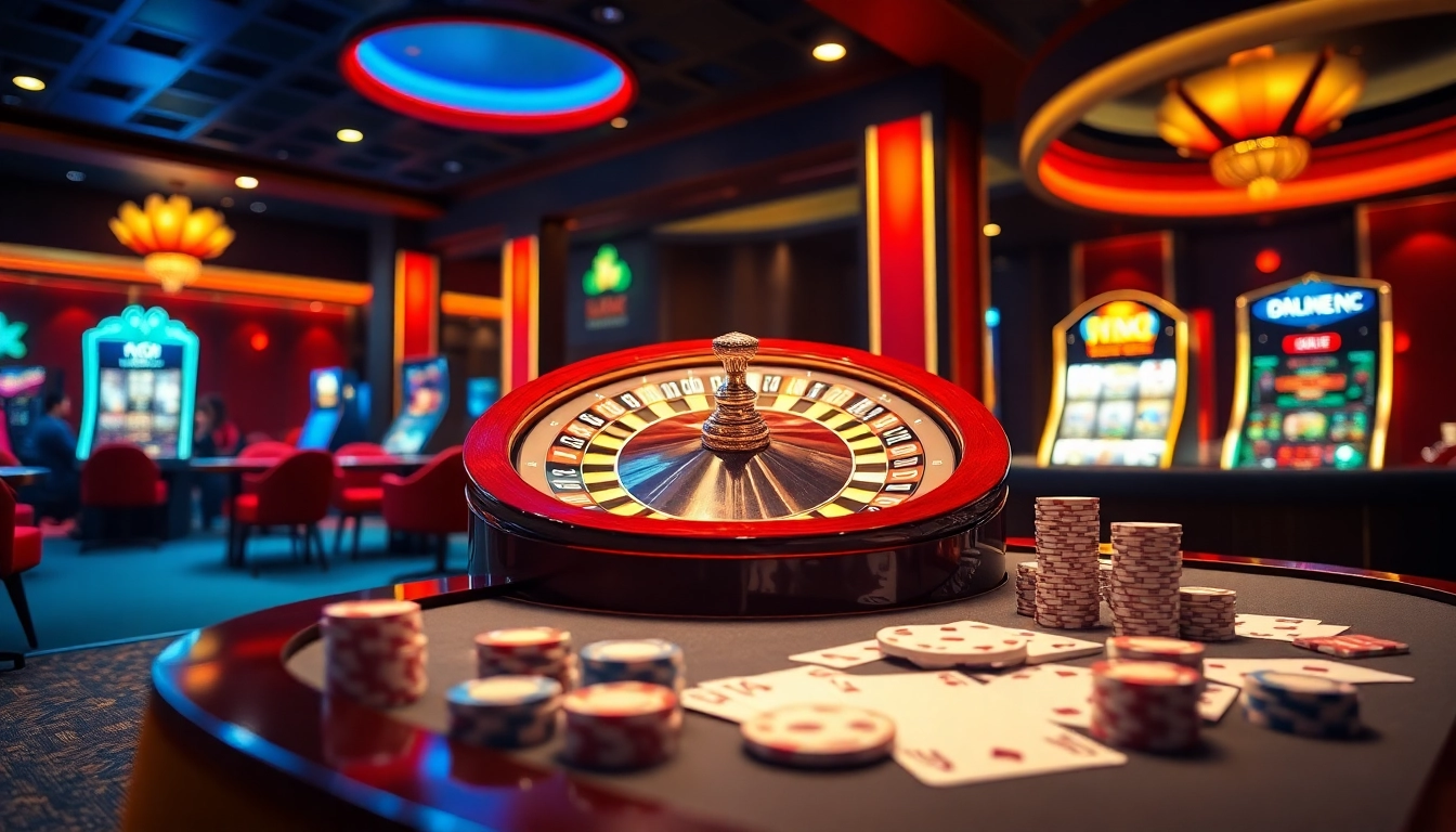 Players engaging with high-stakes poker in a luxurious casino setting, featuring elements of xx88 video.