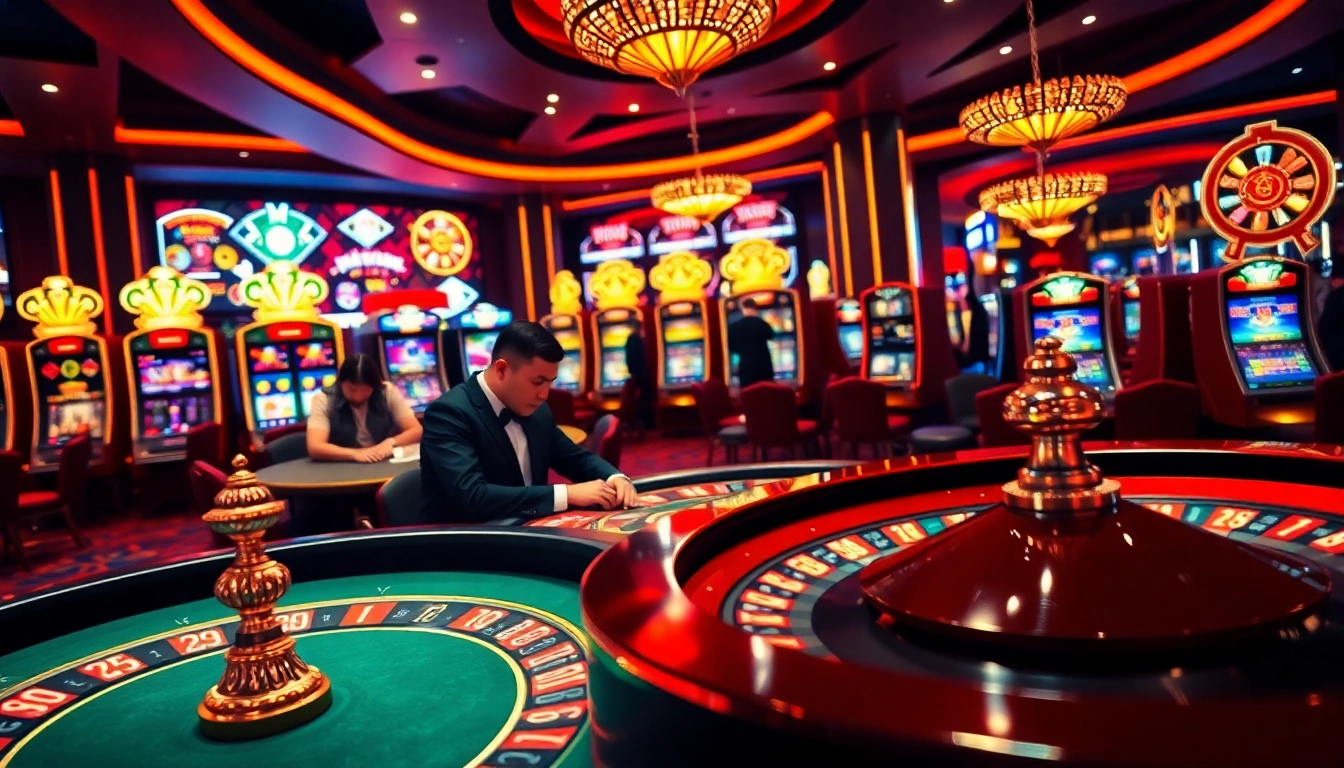 Experience the thrill of winning strategies at https://keonhacai.deal/ with a glamorous casino scene.