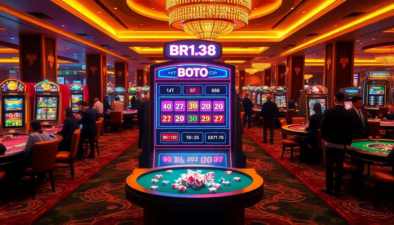 Experience excitement with BRO138: Promo akhir tahun Toto Slot Terbaru Murah Hanya 10.000 at a vibrant casino scene.
