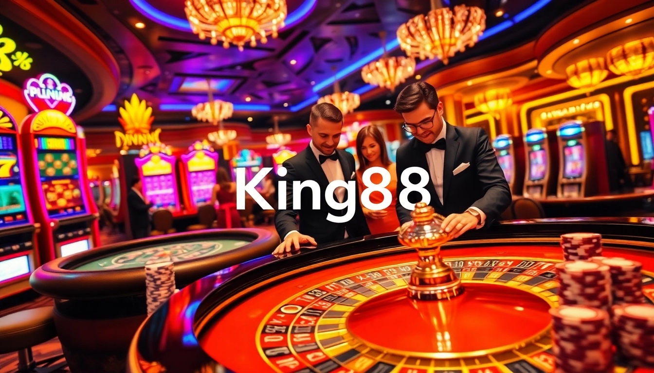 Experience the thrill of King88 with exciting casino games and vibrant slot machines.