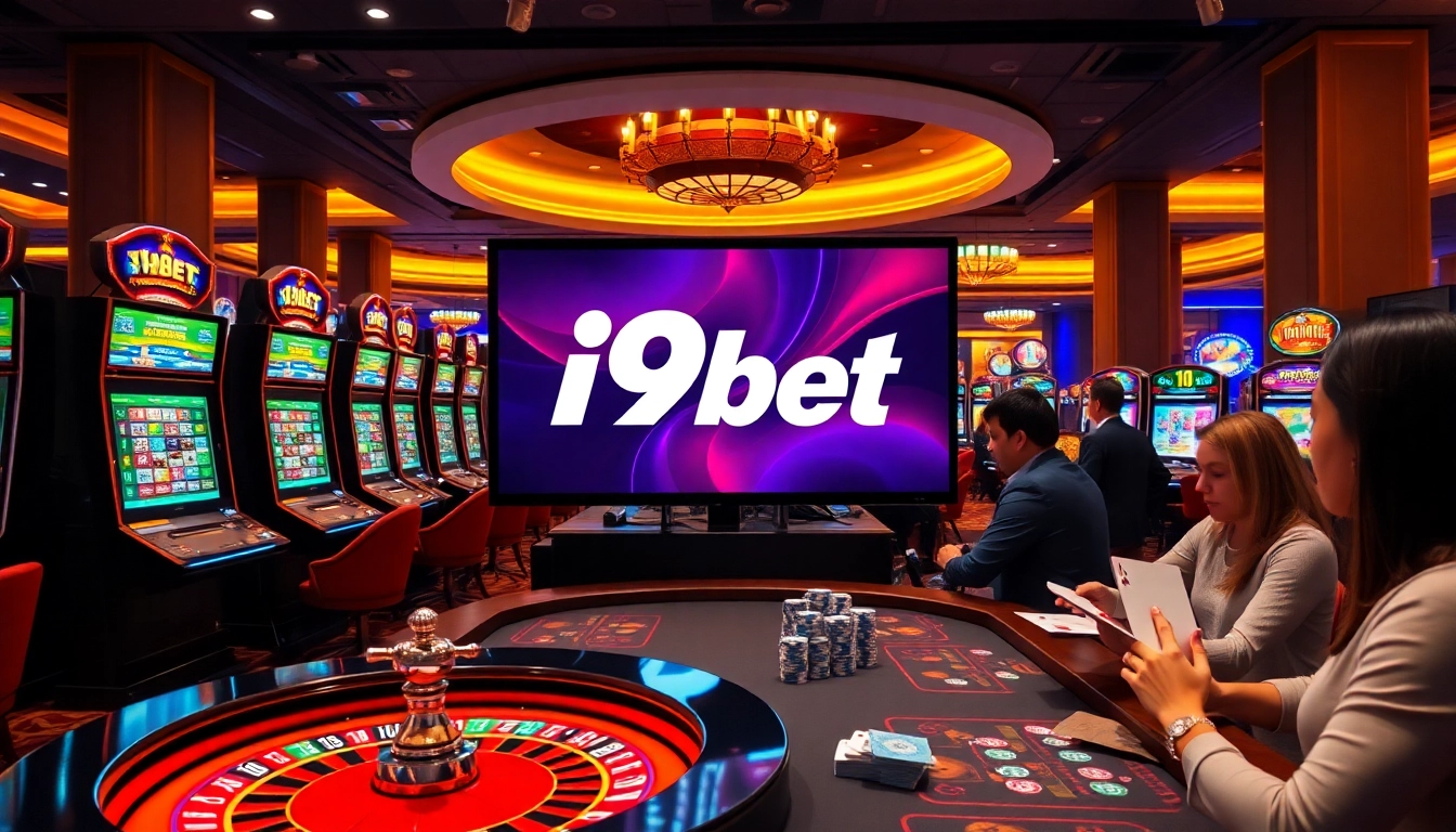Experience the excitement of i9bet's engaging online casino games and thrilling gambling action.