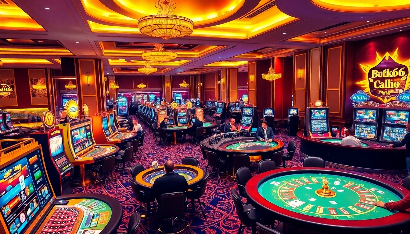 Experience the thrill of gaming at bdtk66 my casino, featuring vibrant tables and engaged players.
