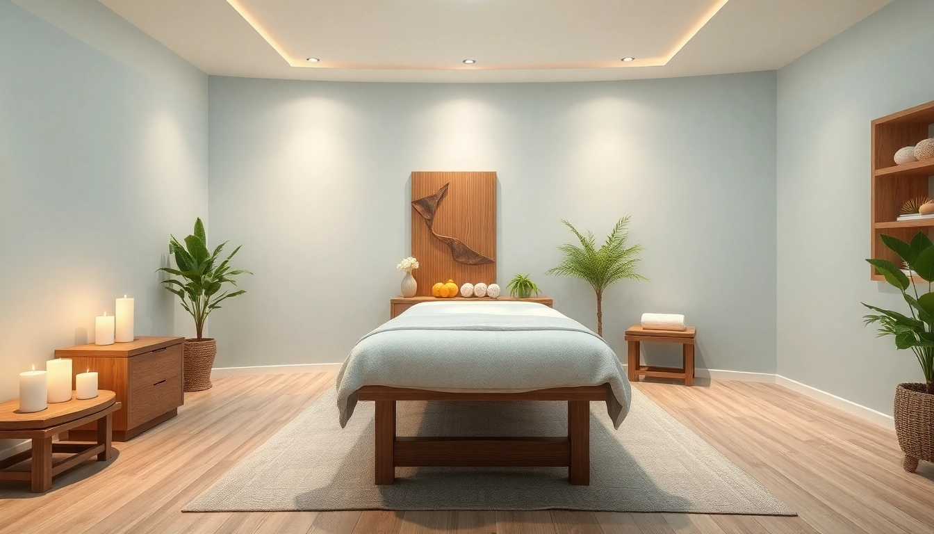 Relaxing massage scene emphasizing 동탄출장마사지 services with calming ambiance and organic textures.